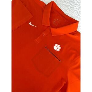 Nike Clemson Tigers Dri Fit Short Sleeve Collared Polo Shirt NCAA Men's XL
